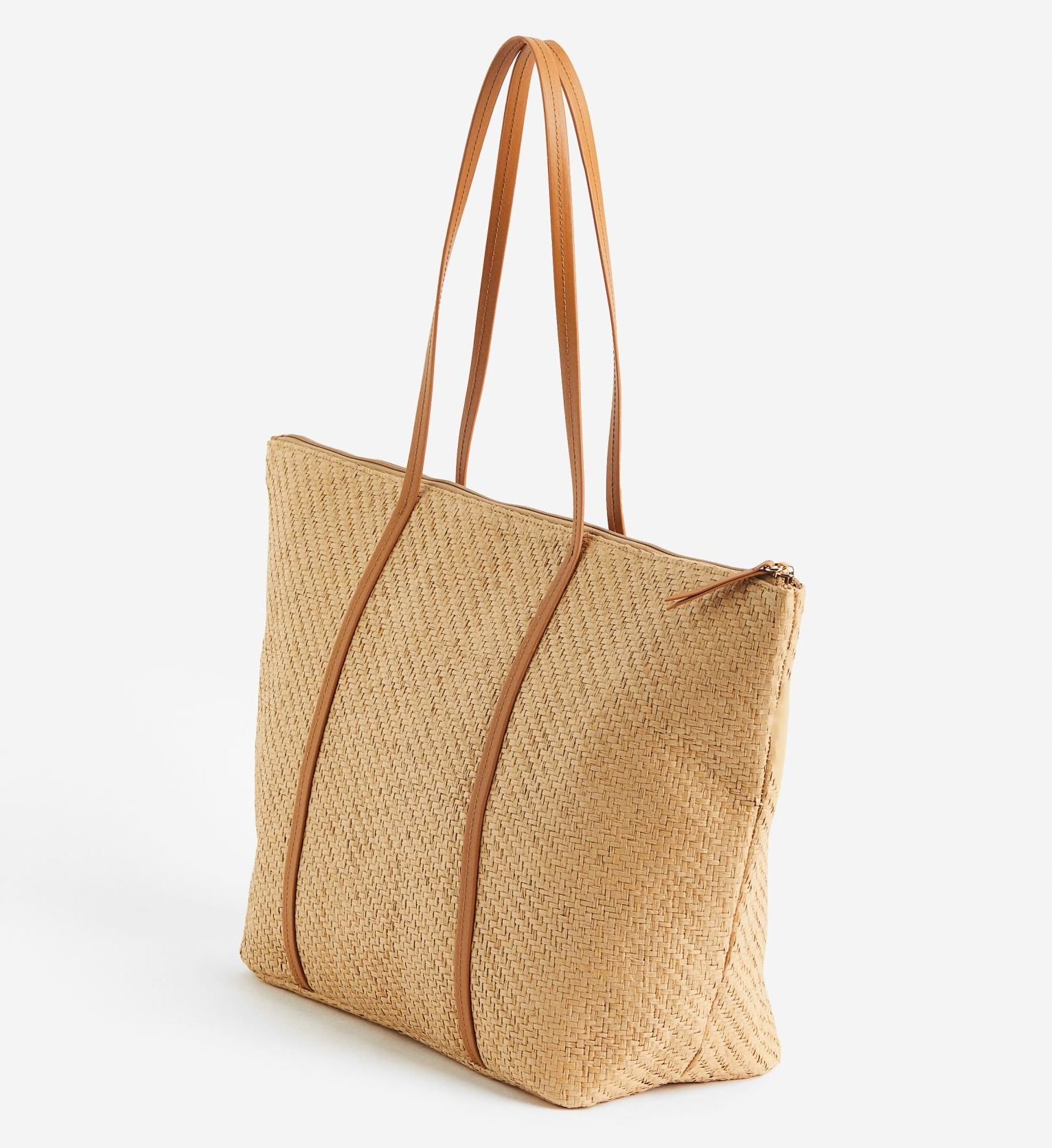 H&M beżowa torebka NOWA koszyk rafii plażowa shopper Marka H&M