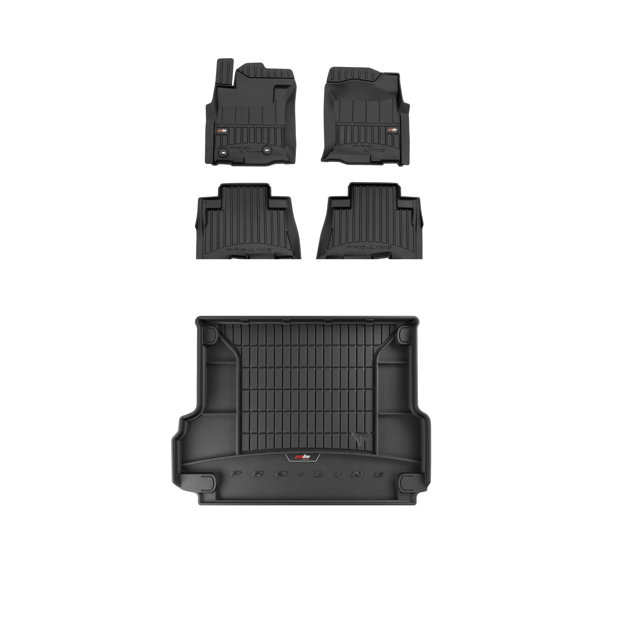 Frogum 3D Sada gumových koberců a rohože s logem pro Toyota Land Cruiser J150