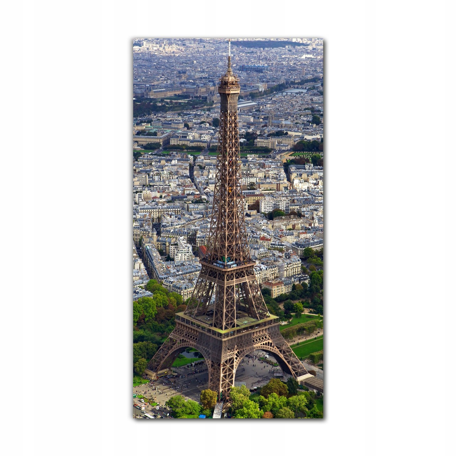 

Foto-obraz na szkle na ścianę 70x140 Paryż Eiffel