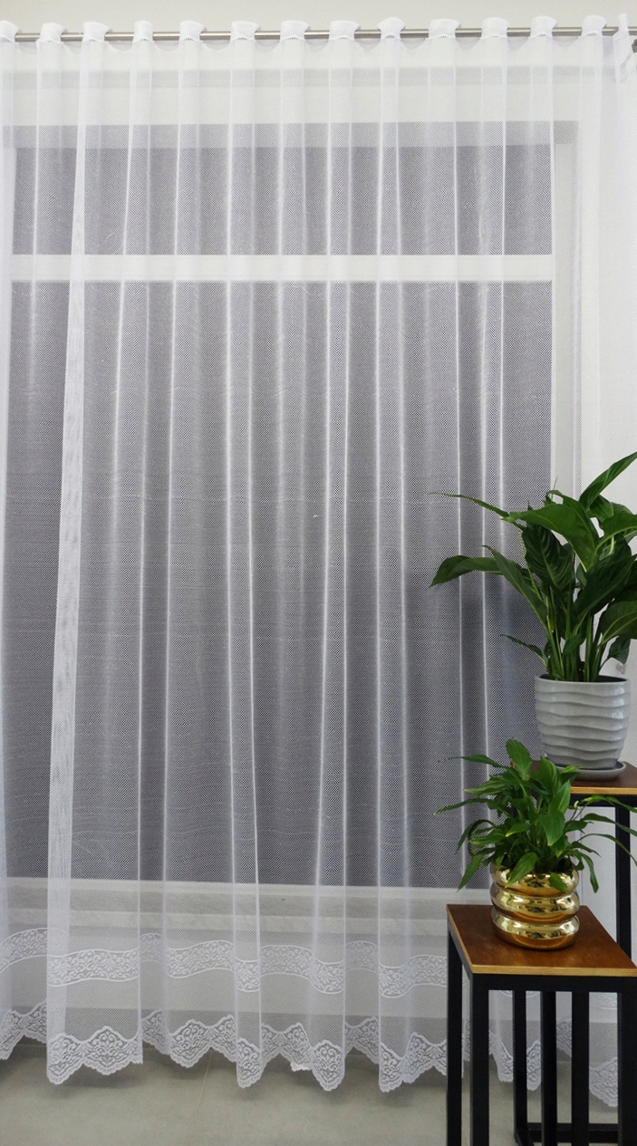 Mg Záclona Vitrážová Záclona bílá 637/30 350x250 cm Hotová M