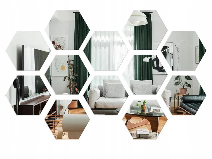 Instagram ?? стену декоративные Зеркала Hexagon