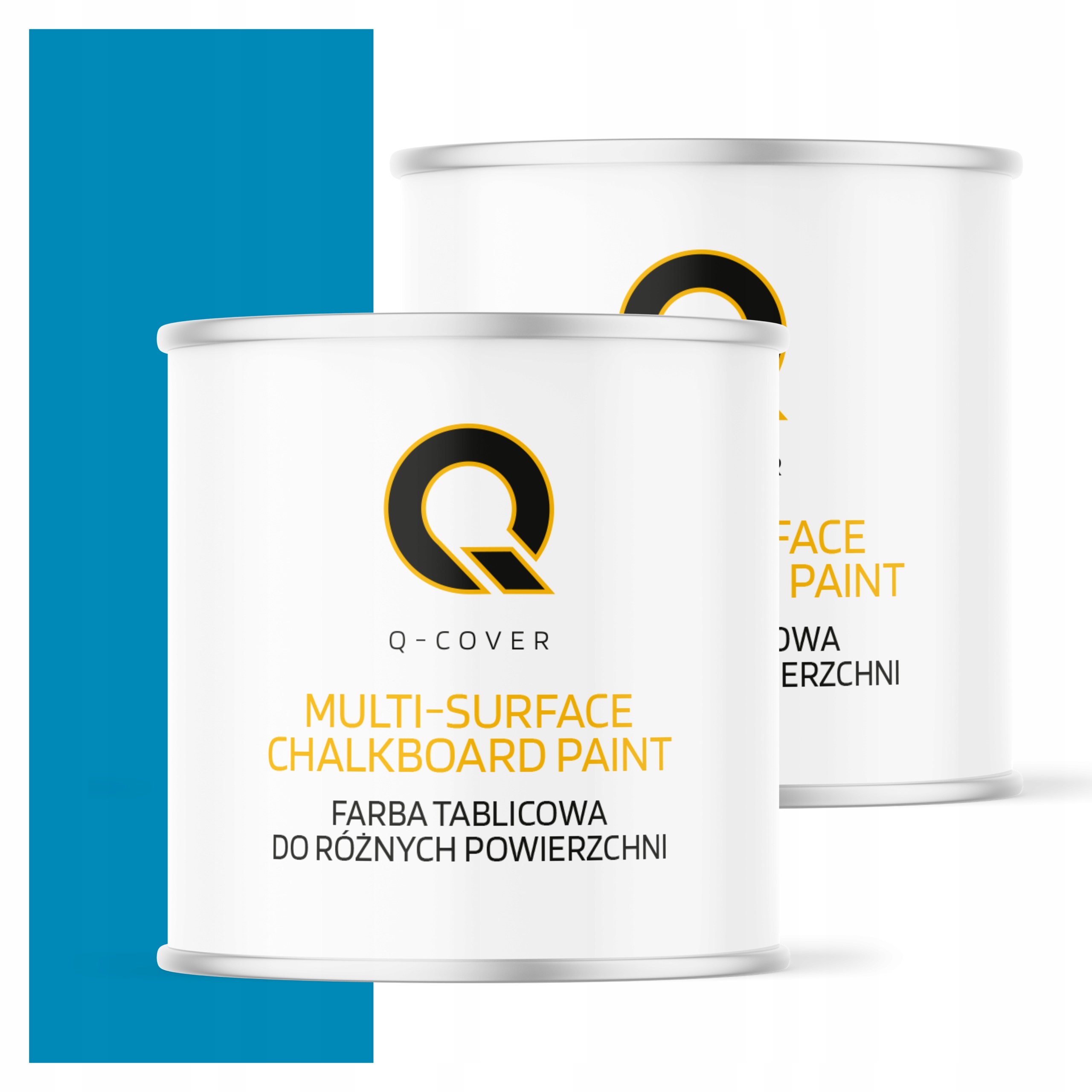 Dekoratívna tabuľová farba Dobre kryjúca 2,5L Modrá Jasná RAL5012 Matná