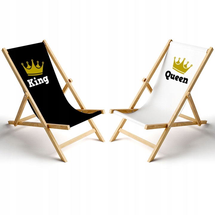 Leżaki dla pary na Ślub Walentynki Jego Jej