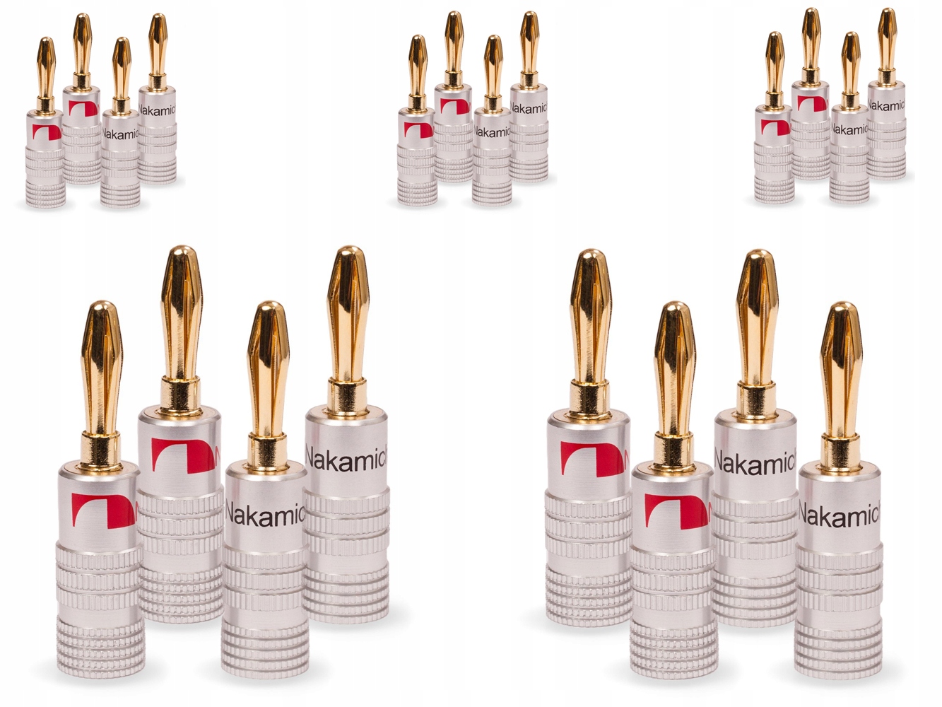 Banánový Reproduktorový Konektor Nakamichi Gold Hq 20ks