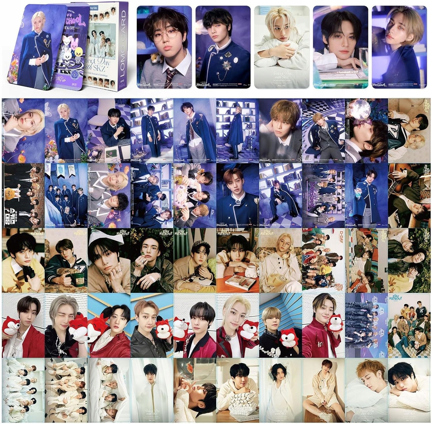 ZESTAW PUDEŁKA PREZENTOWEGO ALBUMU ROCKA STRAY KIDS EAN (GTIN) 730635884330