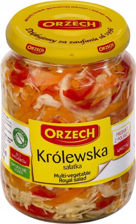 Levně 5 x Královský ořech Zeleninový salát 860 g