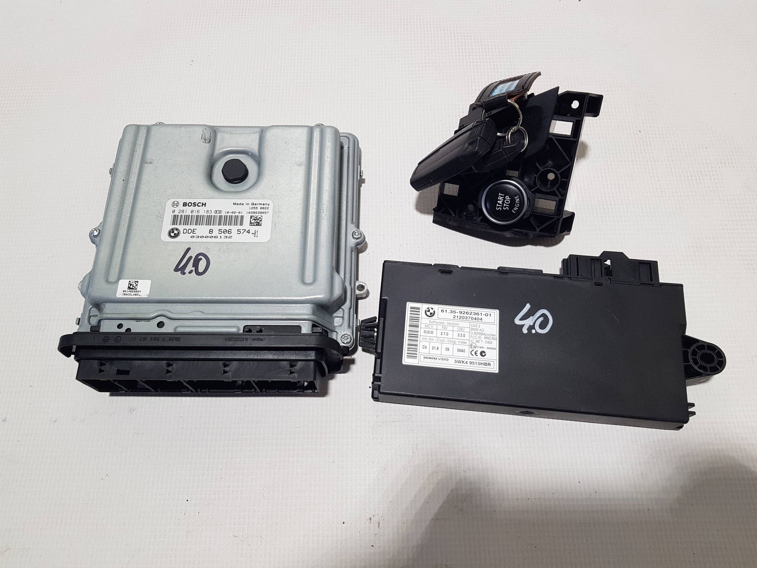 computer control unit of the engine ignition BMW X5 E70 N57S 4.0D 306 KM LIFT