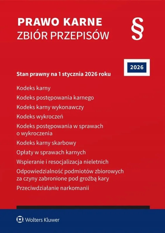 Prawo karne. Zbiór przepisów w.70 2026