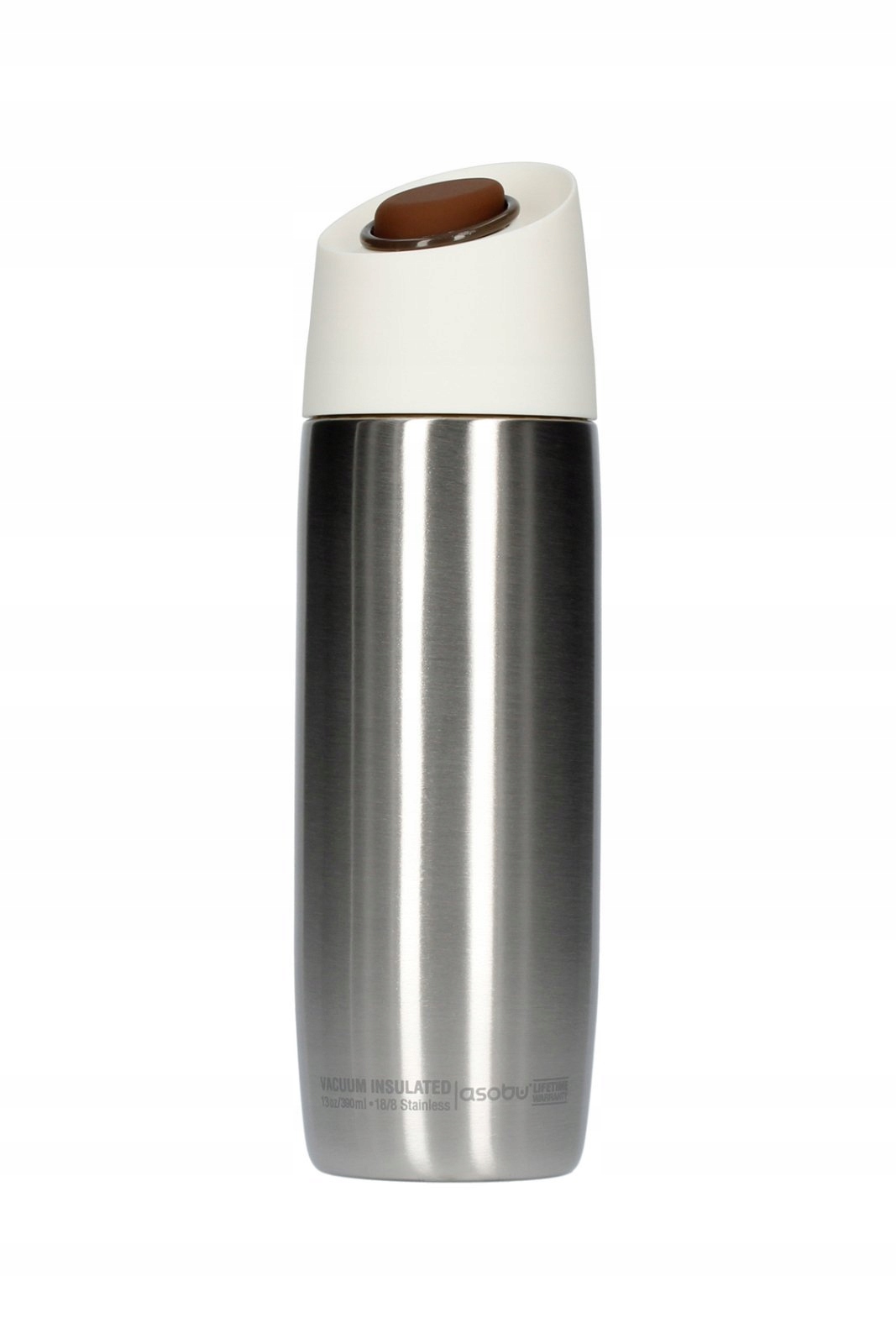 Termohrnek Asobu 5th Avenue Stříbrný 390 ml