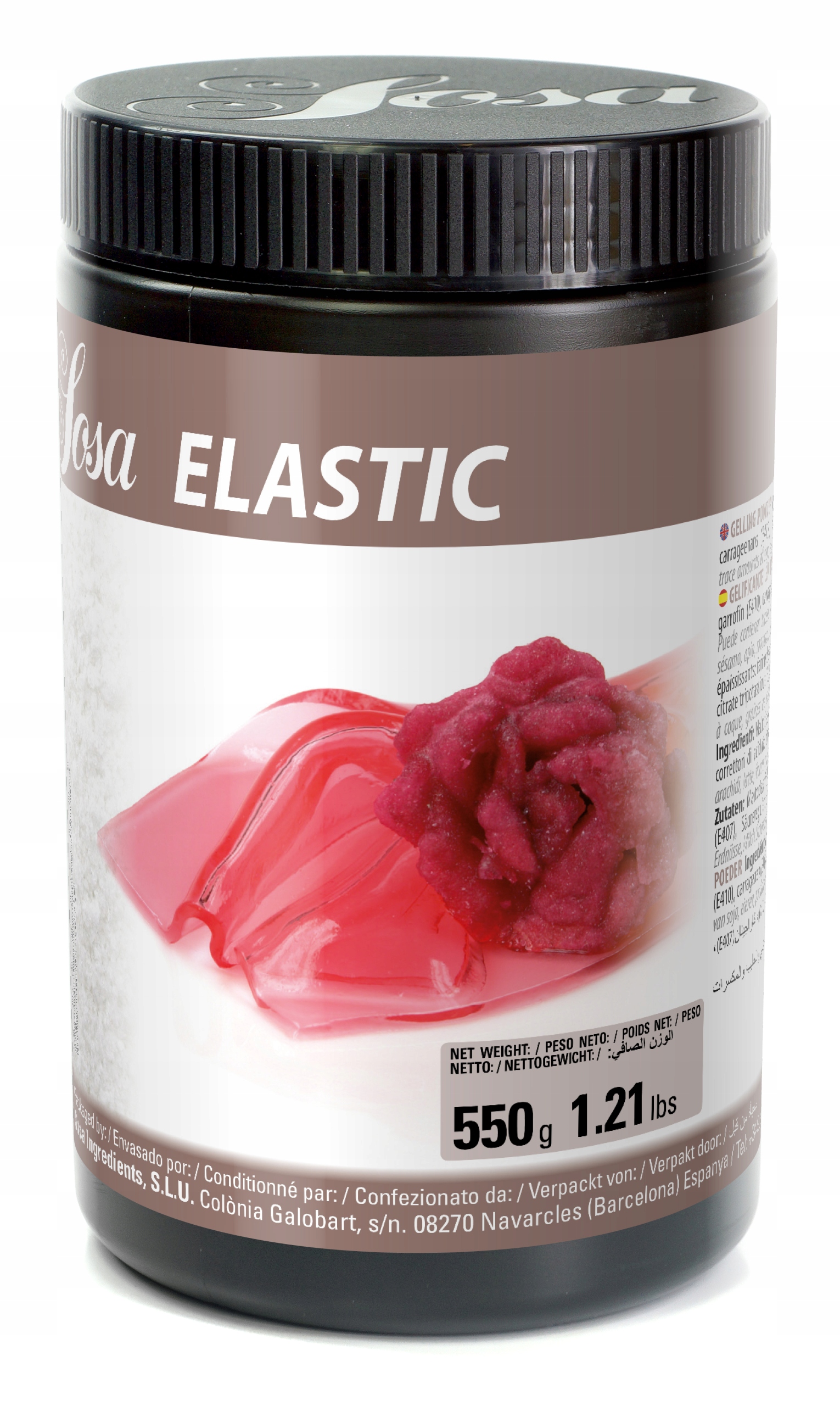 Elastický rostlinný želírovací přípravek Sosa 550 g