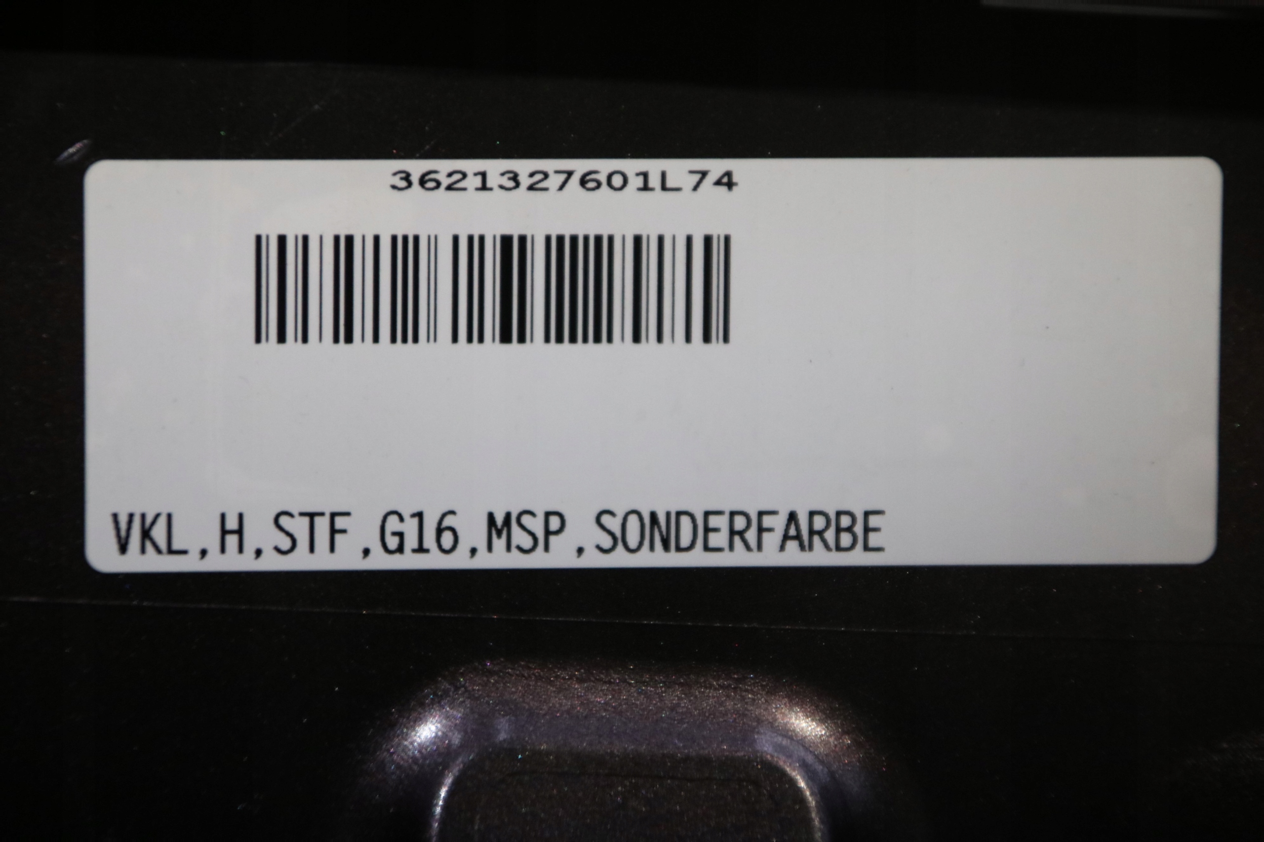 BMW G16 m-packet bumper rear part rear 6xPDC colour L74