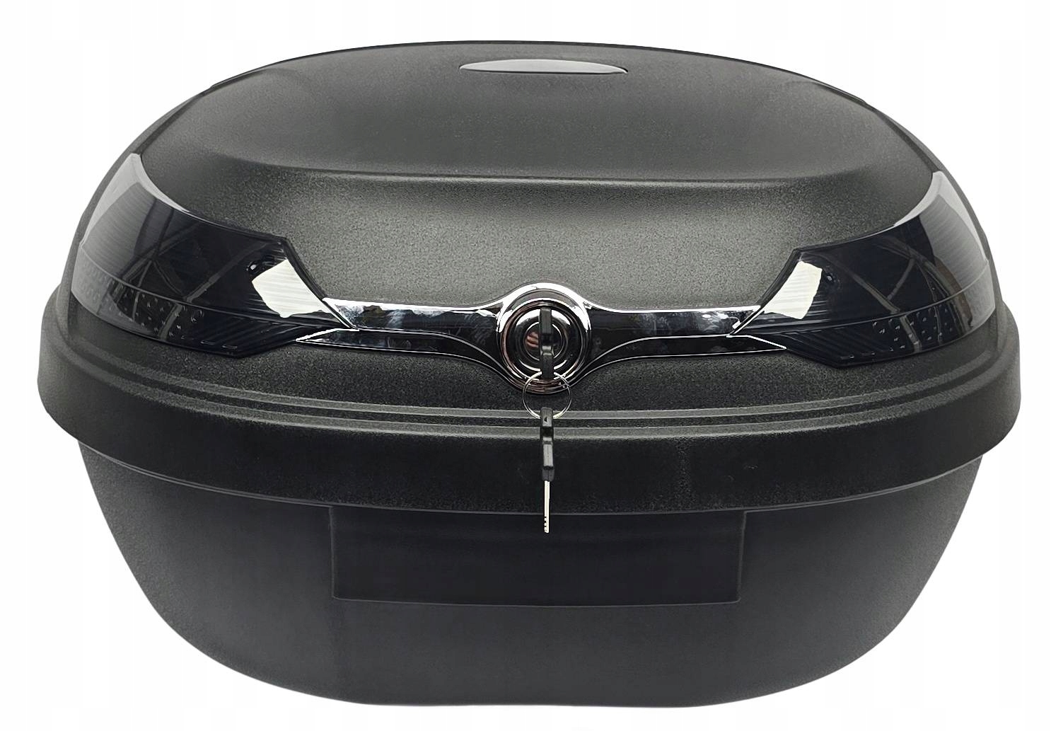 Centrální Motocyklový Kufr Deska 51L Lyon 2xKASK černý Plastový