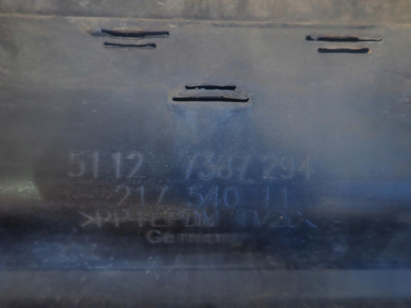 bumper rear part rear BMW 5 G30 sedan 2018