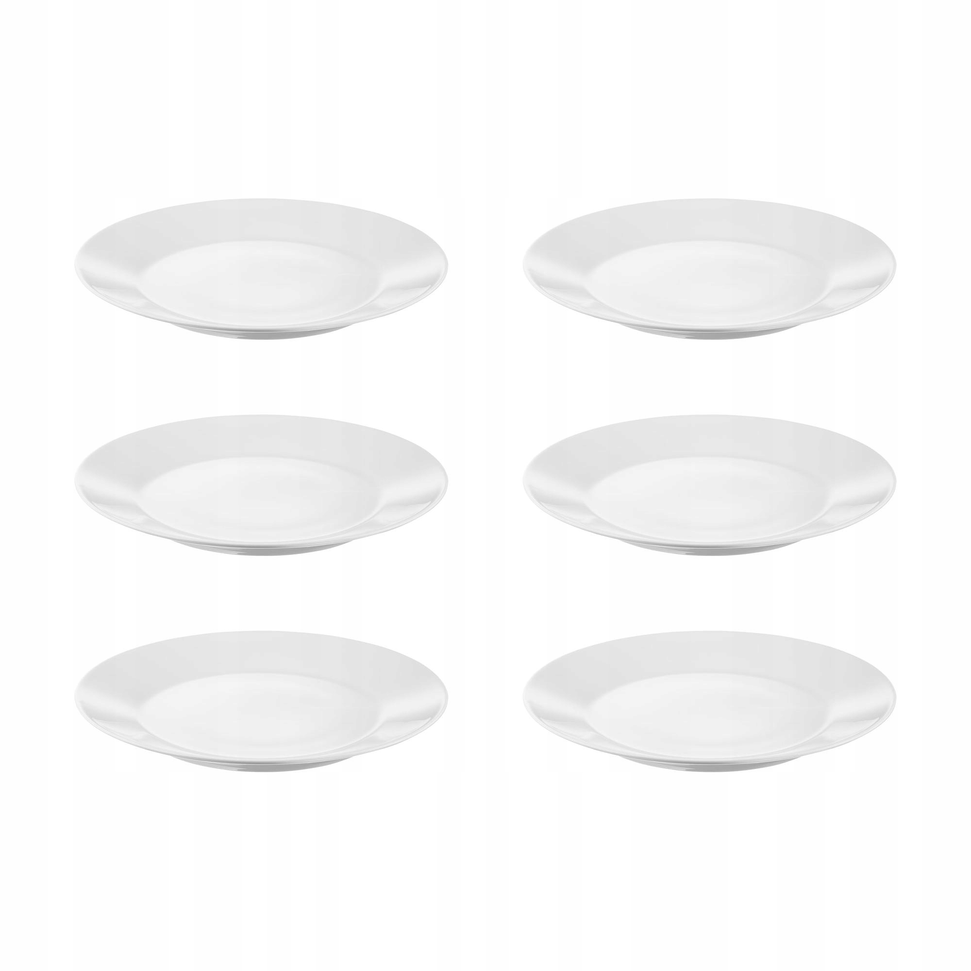6 ks Ikea 365 Talíř bílý 27 cm porcelán skalní stylový