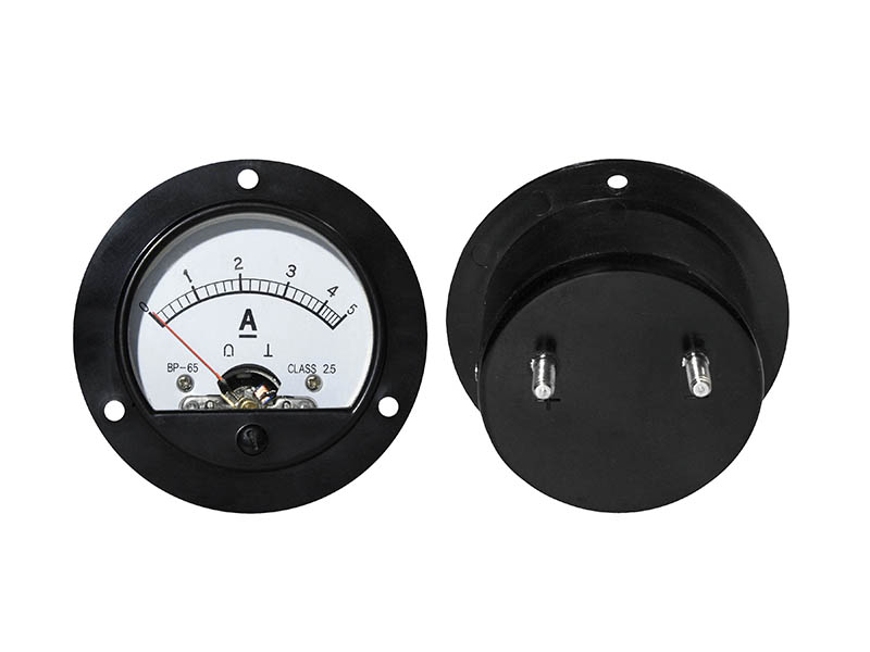 Miernik analogowy amperomierz okrągły 5A