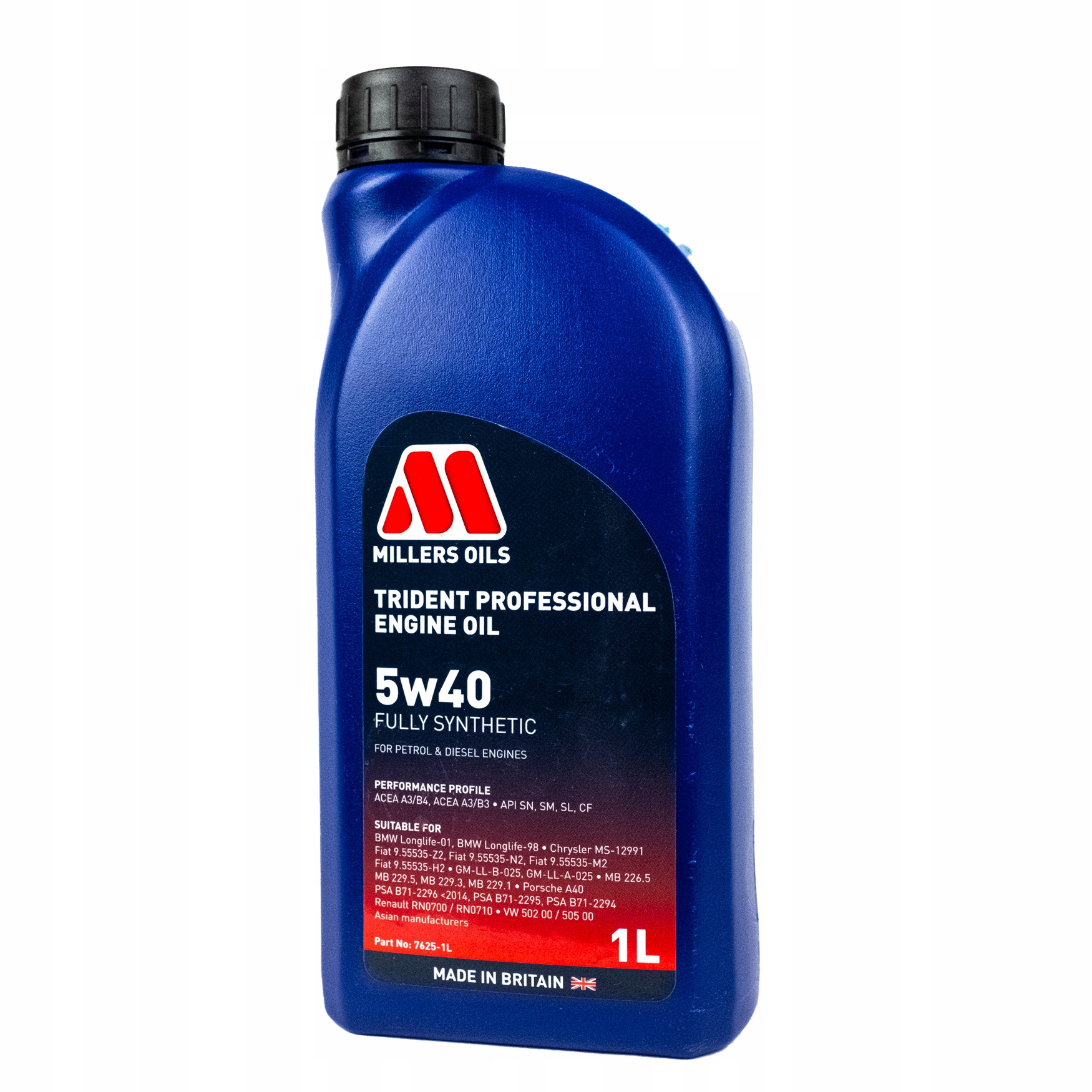 

Millers oils Trident A3/B4 5W40 1L 502/505.00