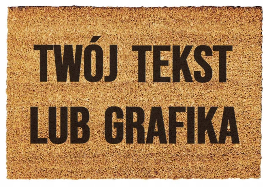 Duża Wycieraczka pod drzwi Twój Wzór 80CM X 50CM