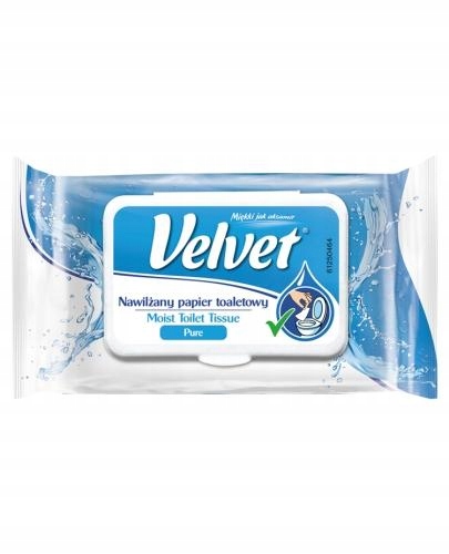 

Velvet Pure Nawilżany papier toaletowy 42 szt