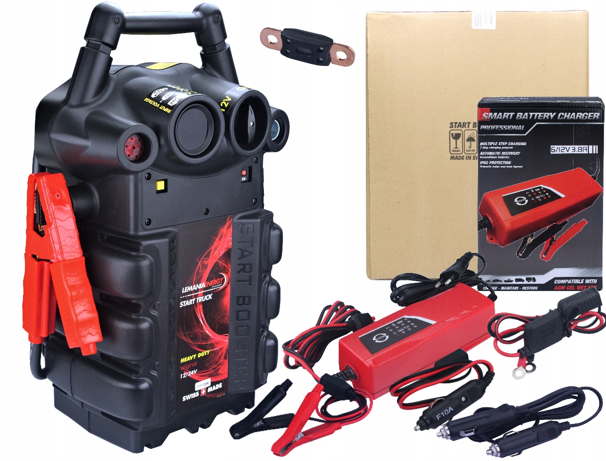

Lemania P7 Szwajcarski Booster 12/24V 5000A/2500A