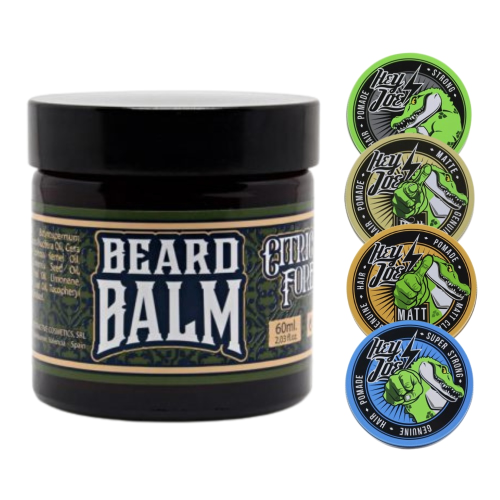 Hey Joe Balzám na vousy č. 6 citric forest Dárek pomáda Hey Joe 15 ml