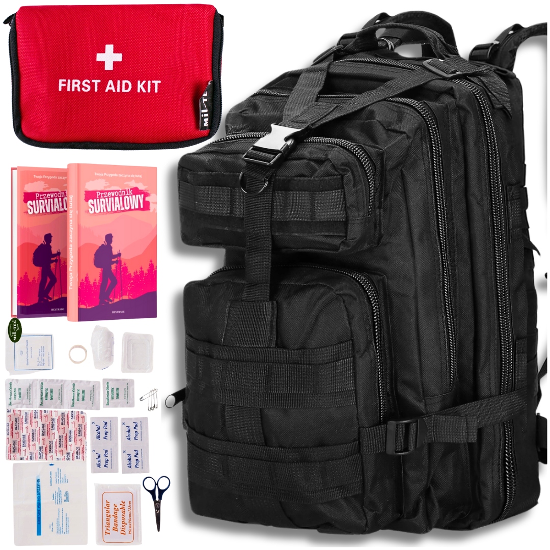 Apteczka Pierwszej Pomocy Taktyczny 21el Plecak Taktyczny Wojskowy 35L