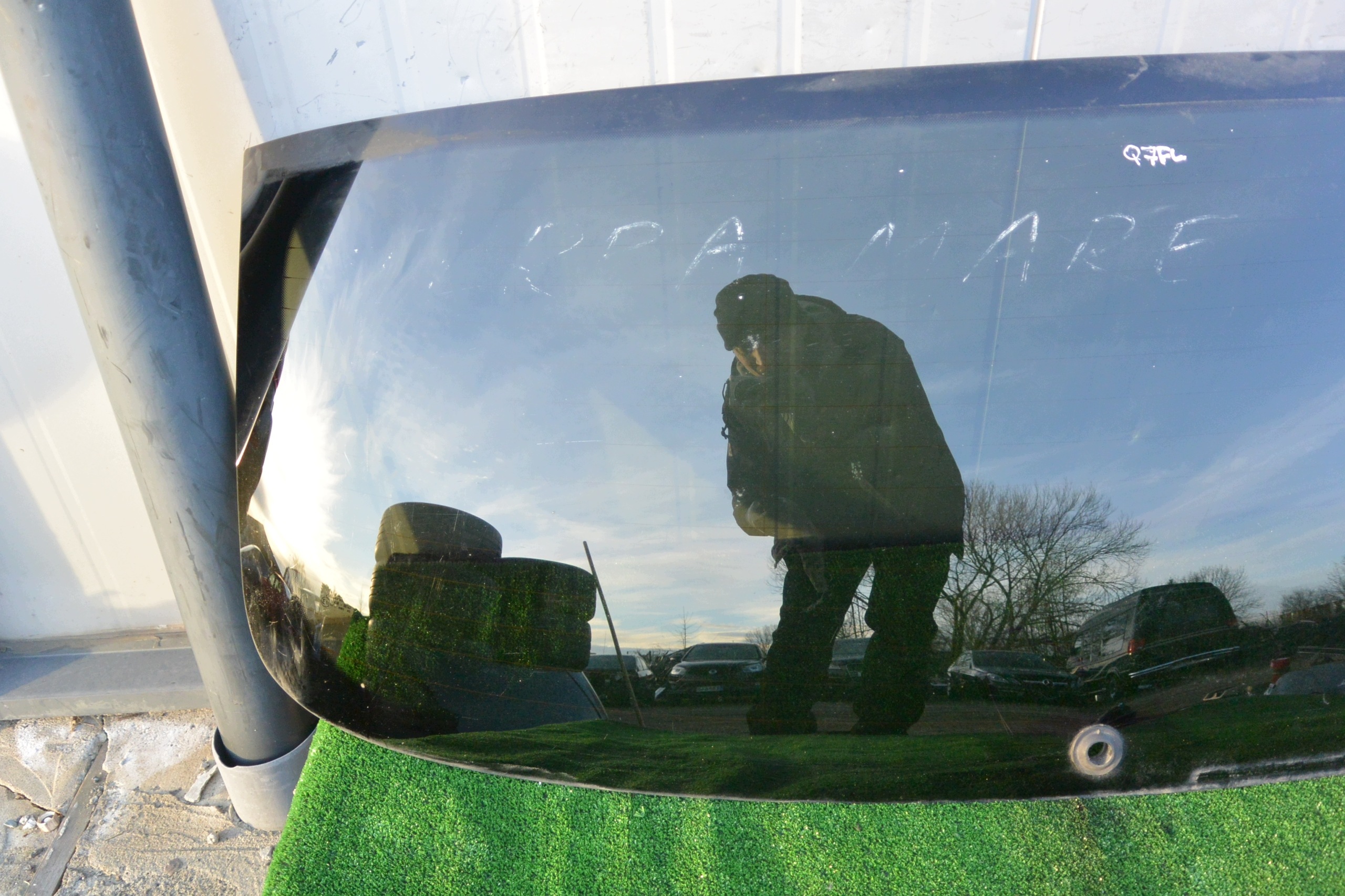 window bonnet boot rear part LIFT AUDI Q7 4L