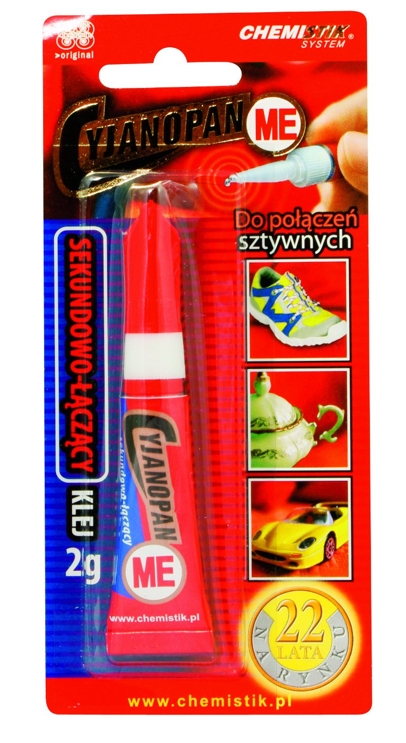 

Klej Cyjanopan Me do połączeń sztywnych 2g