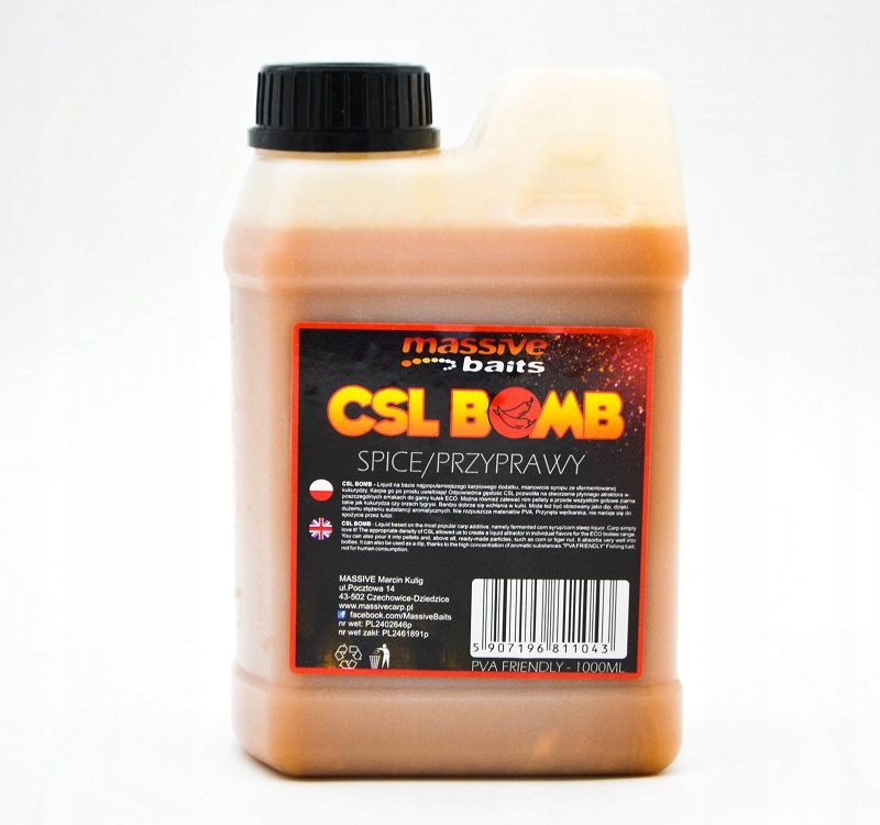 Massive Baits Liquid Csl Boomb Spice/Przyprawy 1000ml