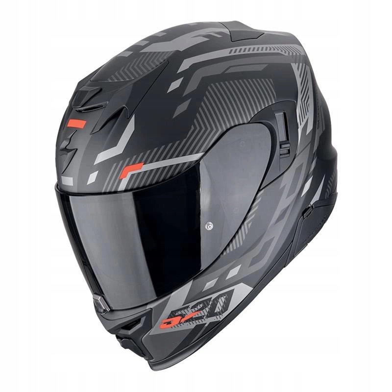 Motocyklová prilba Scorpion EXO-520 Evo Air Ranka Black/silver/red Darčeky