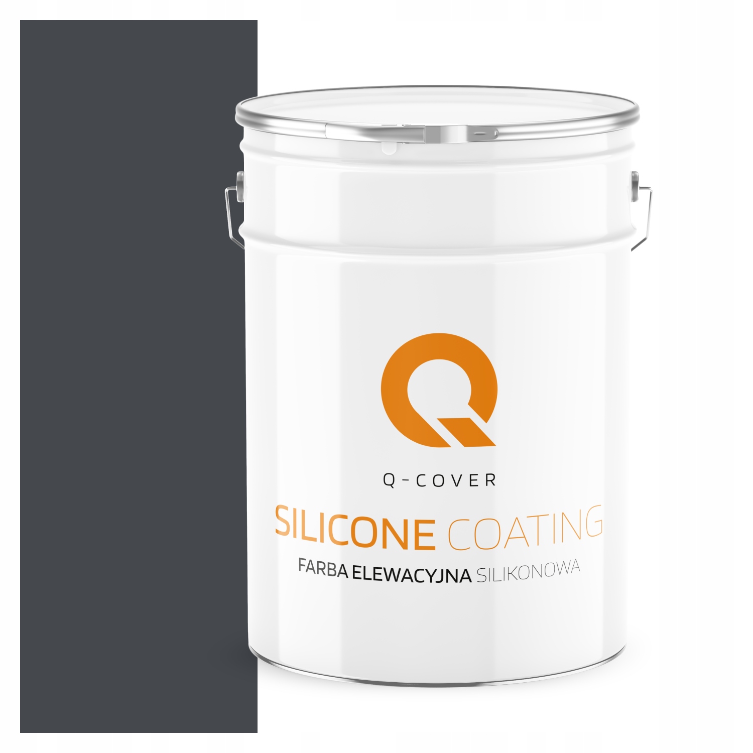 Vonkajšia Fasádna Farba Šedá 10 L Paropriepustná Šedá Oceľová 7024