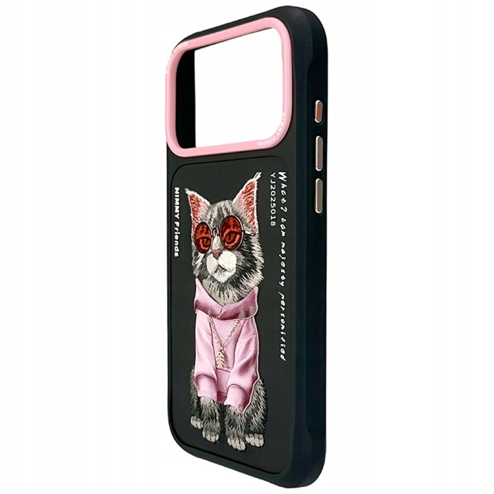Etui do iPhone 17 Pro Max, Nimmy Glasses Cool Dog, obudowa, mocny case
