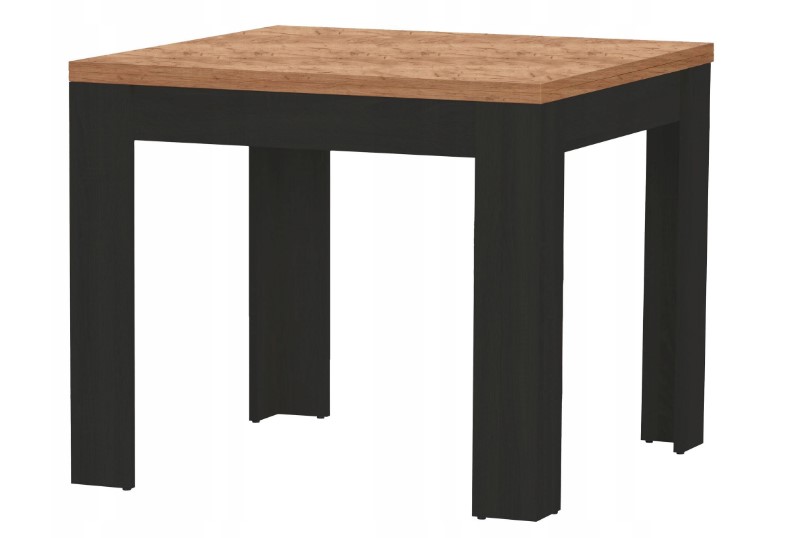 STÓŁ ROZKŁADANY MERKURY MINI DĄB CRAFT/CZARNY 80-160cm