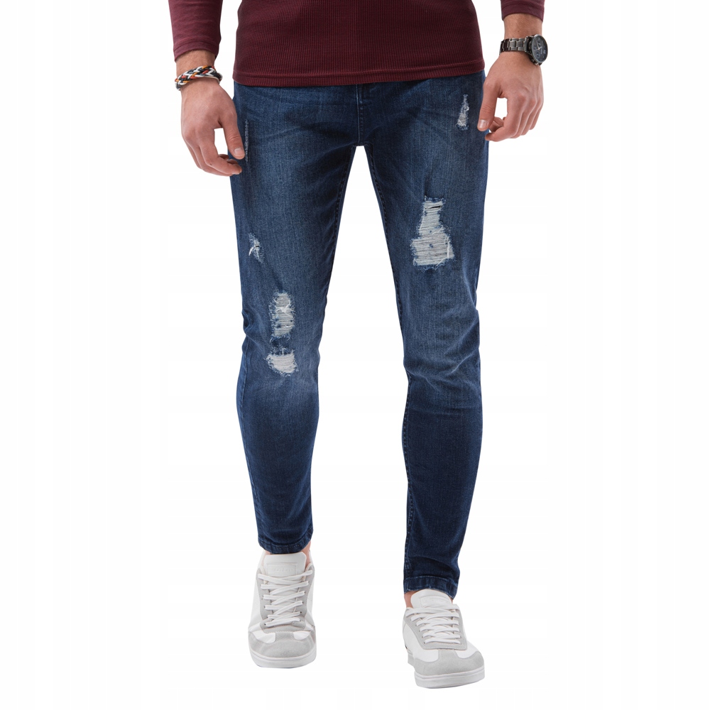 

Spodnie męskie jeansowe P1064 niebieskie L