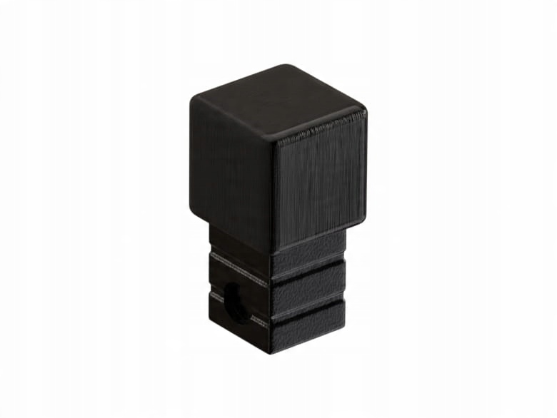 

Kostka do profili Q i P 10,5mm Czarna Black mat
