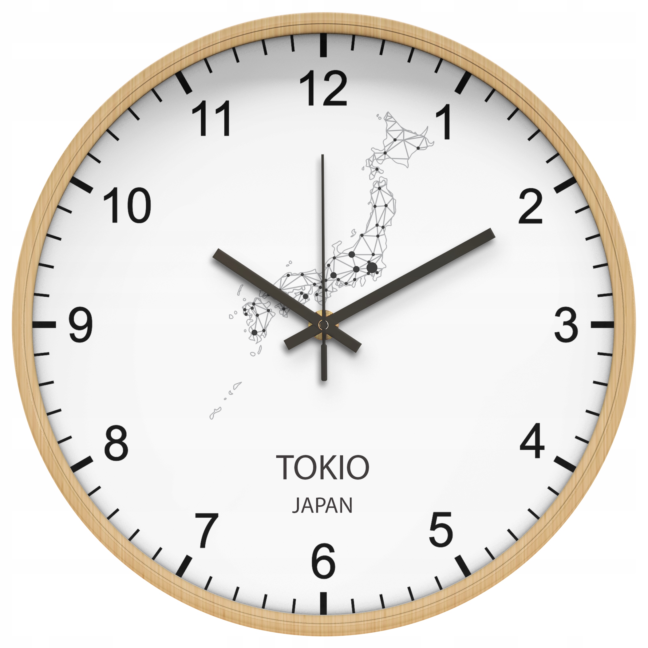 Zegar ścienny TOKIO finansowy giełda, kantor cichy Marka inna