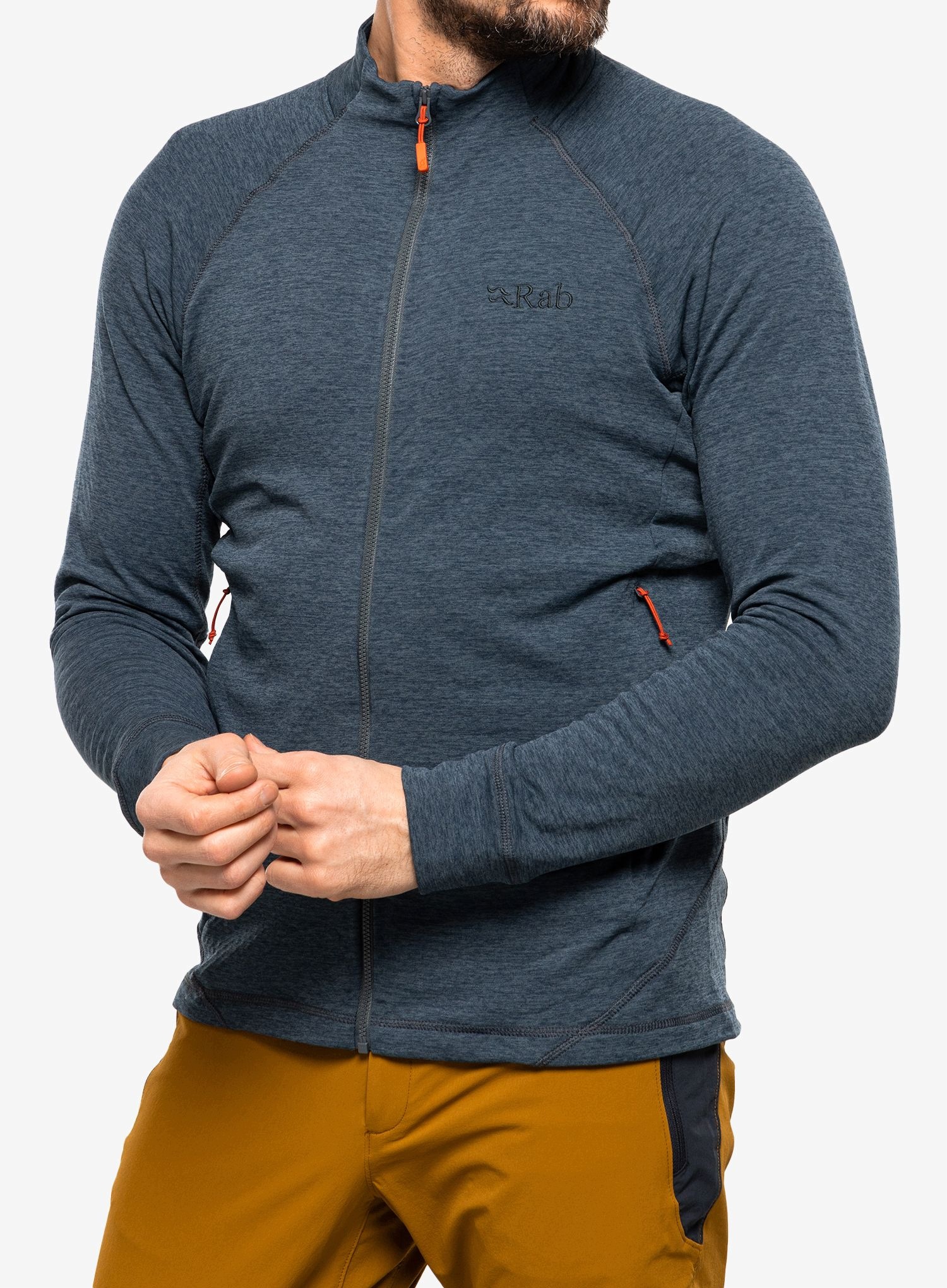 Bluza bez kaptura Rab Nexus Jacket steel XL