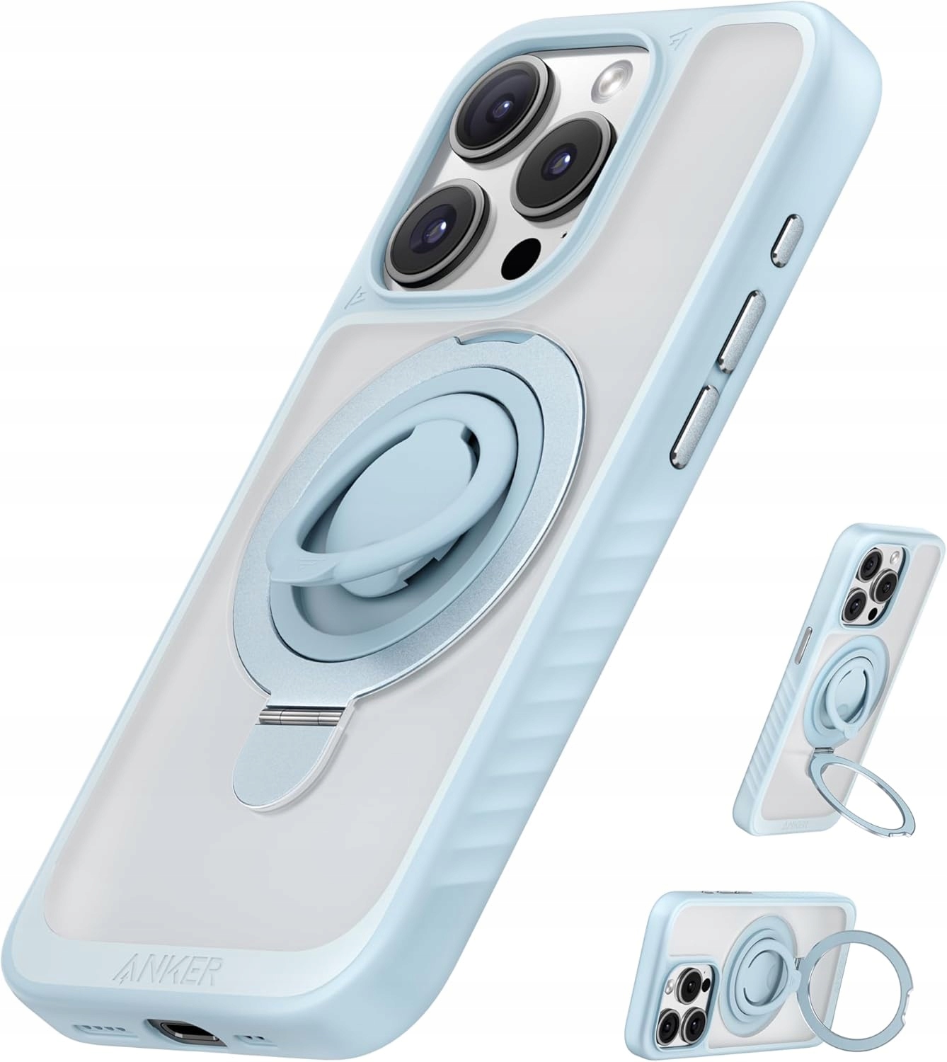 Anker MagGo magnetické pouzdro pro iPhone 15 Pro, stojan 360° MagSafe