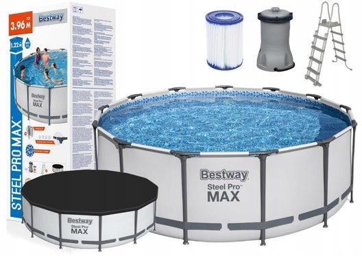 Basen Ogrodowy Stelażowy 396x122 cm Bestway 5618W