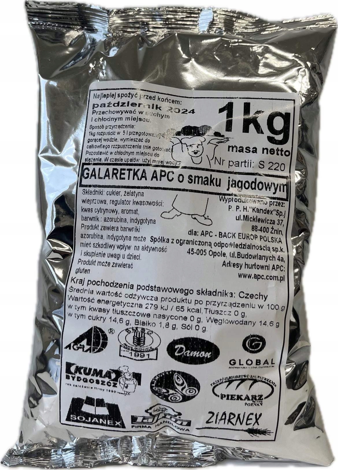 Galaretka jagodowa op. 1 kg