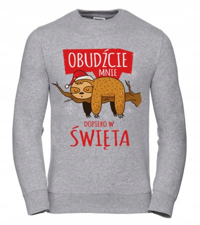 Dámská Mikina Wake Me Up for Christmas 2XL šedá