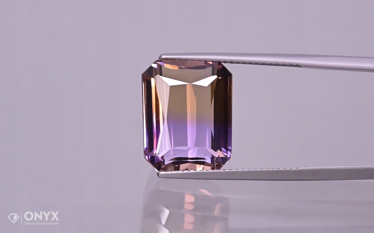 Ametryn fasetovaný oktagon 15x12 mm