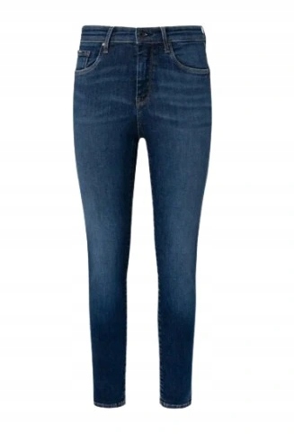 Pepe Jeans Džíny Úzké Nohavice Tmavě Modré Hladké Dlouhé S/28 1Z7E3_A* T4A