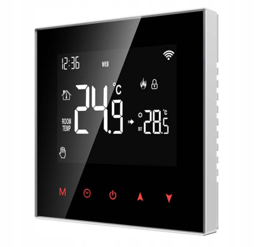 

Termostat Sterownik Kotła Pieca Cow 0V WiFi Tuya