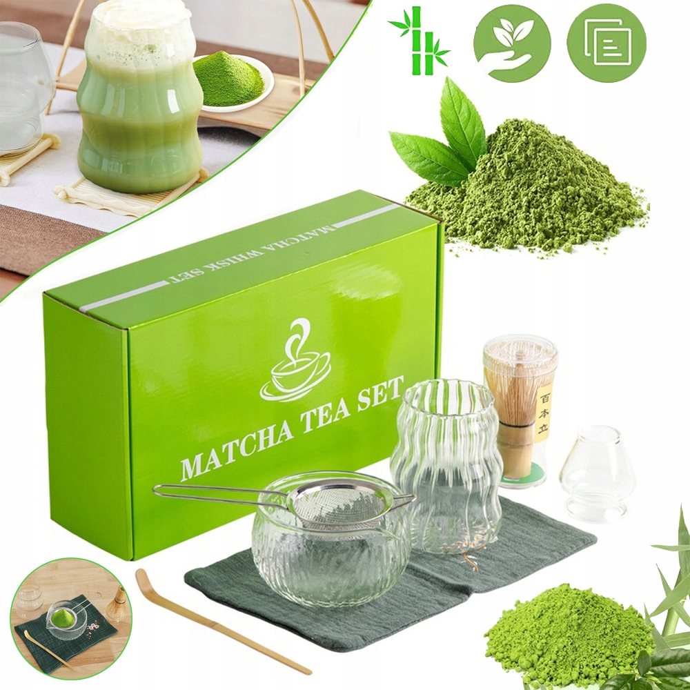 Sada Na Čaj Matcha Šlehací Metla Matcha Sítko