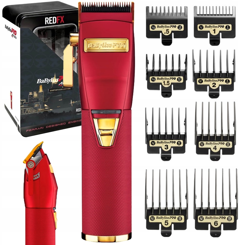 Babyliss Pro 4Rtists Bezdrátový zastřihovač vlasů RedFX