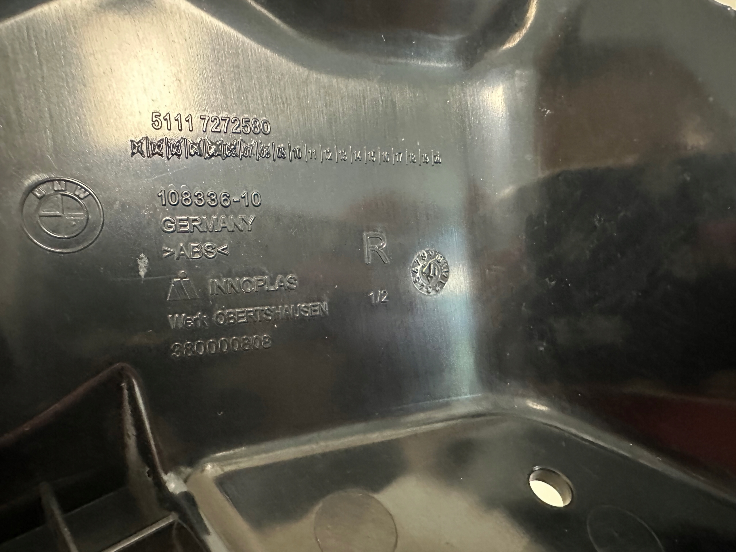 BMW 1 držač držač maglenke 7272580