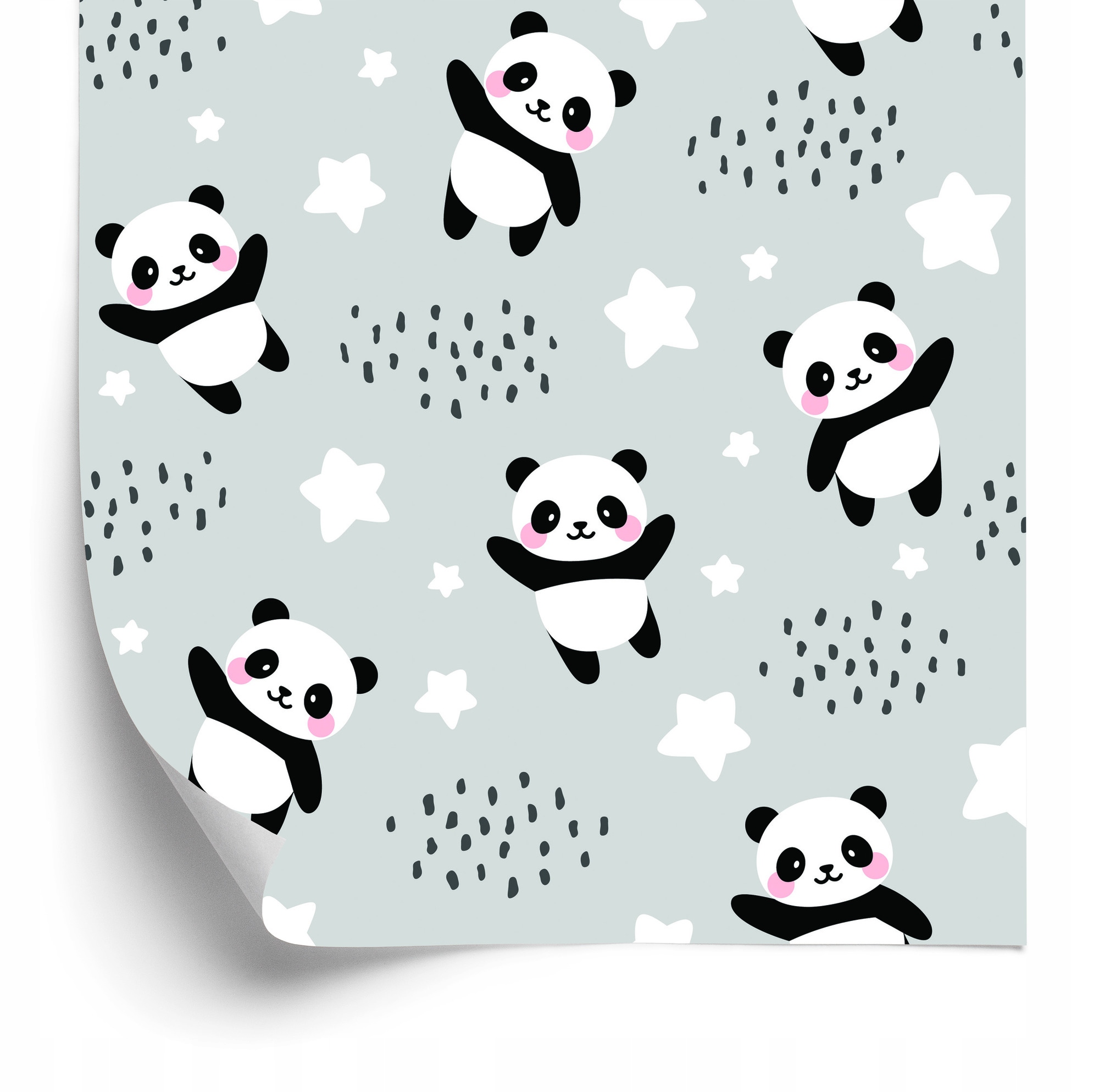 Tapeta Pandy Medzi hviezdami 50x1000 cm