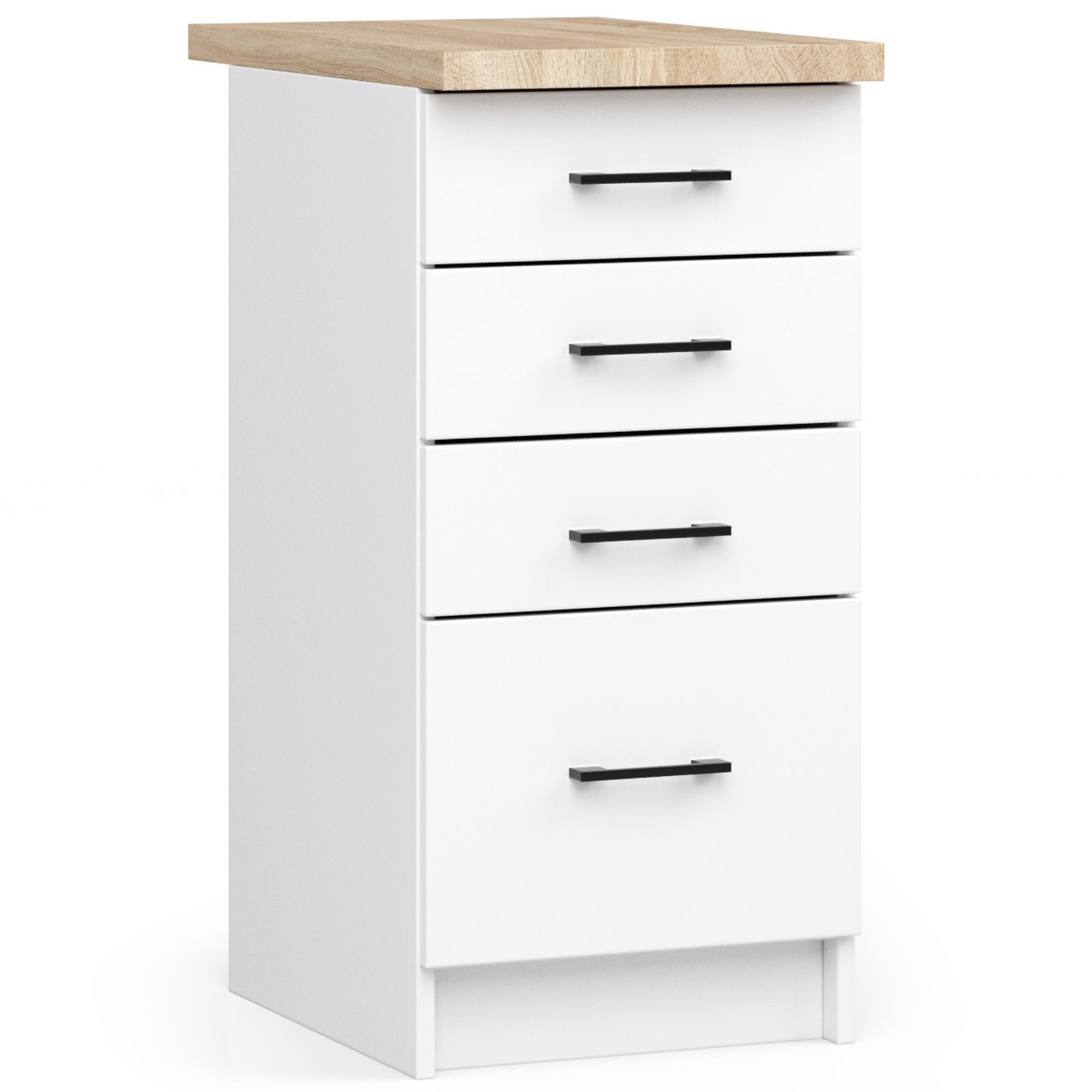 Skříňka Oliwia S40 SZ4 Bílá Deska Akd
