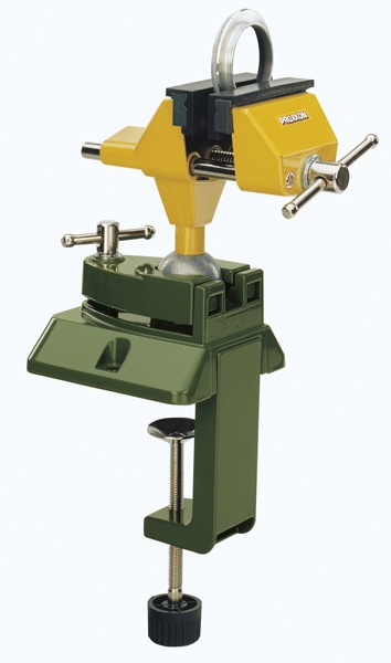 Přesný otočný svěrák Proxxon na kuličce Fmz s upínacím úchytem