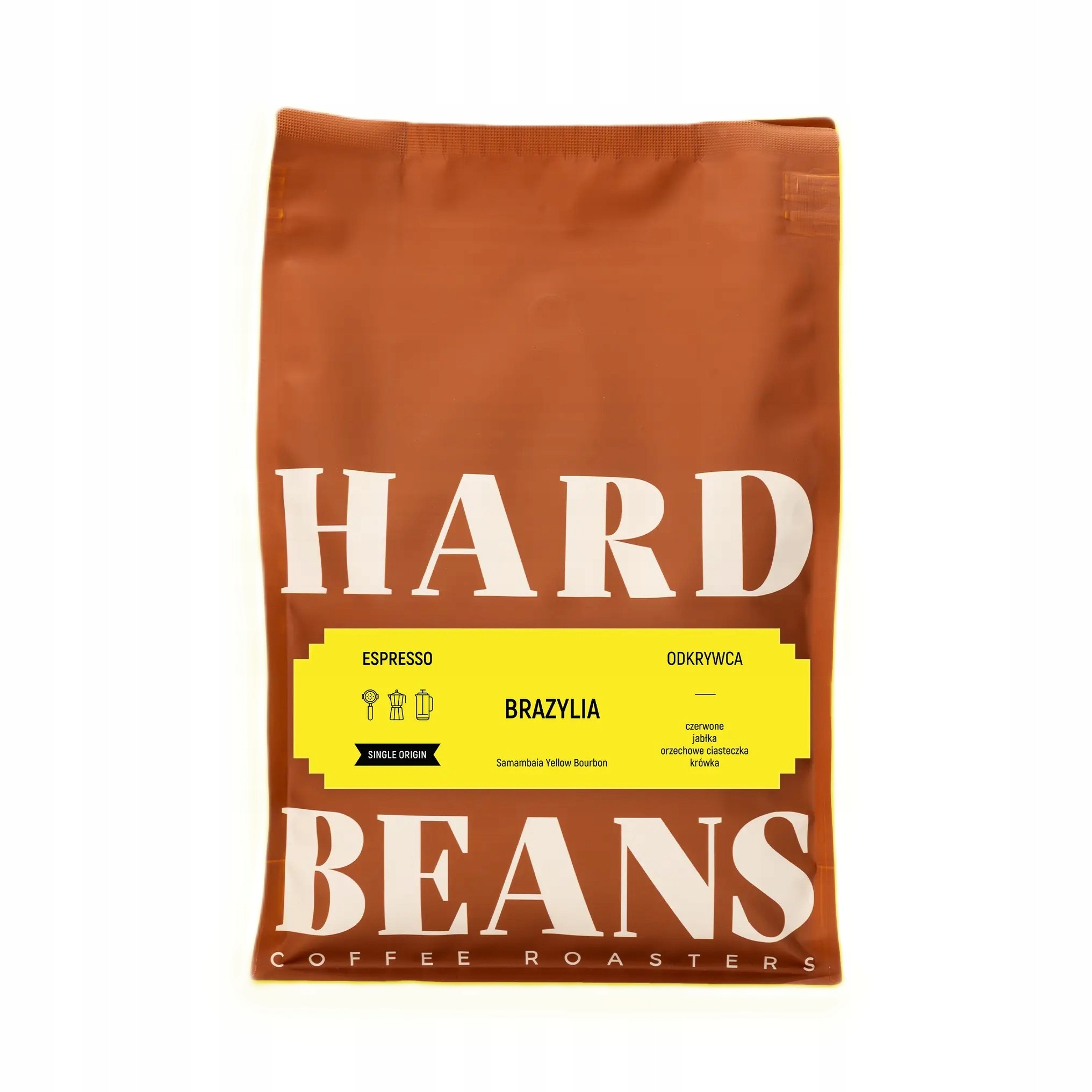 Hard Beans Brazylia Samambaia Yellow Bourbon Coffee Kawa Ziarnista 1 Kg
